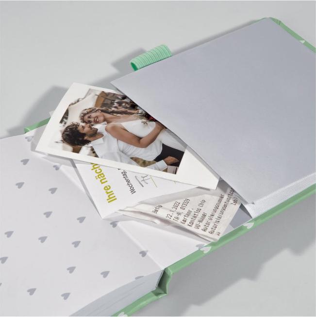 Image du produit Jolie Bloc-notes A6+ dotted, mint (A6+, Pointillés, Couverture rigide)