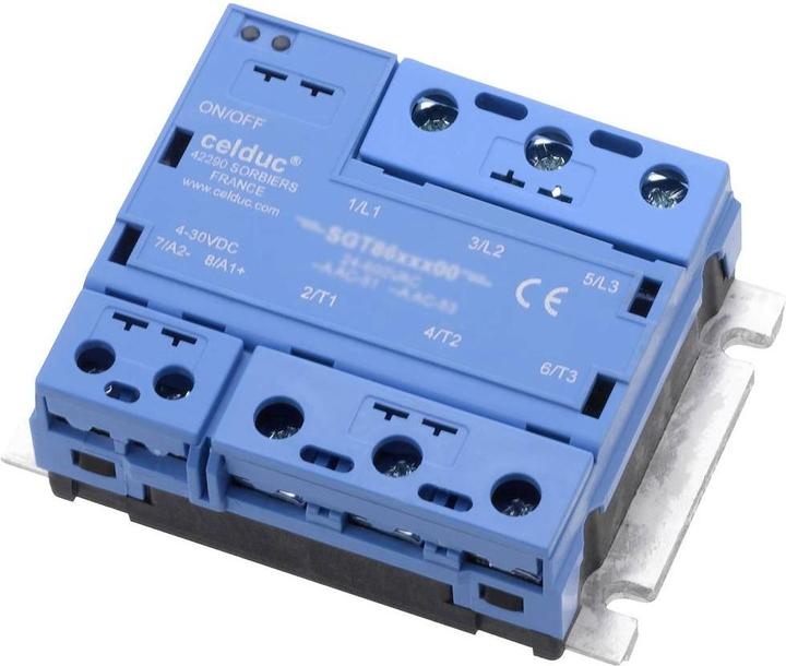 Actual product image Celduc Solid state relay SGT9874300 54 A Switching voltage (max.): 660 V/AC 1 pc.