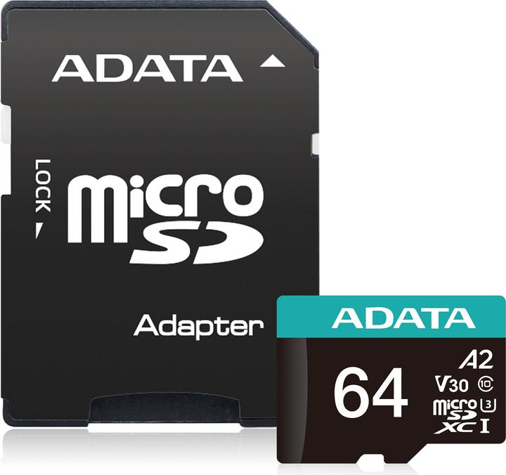 Actual product image Adata Premier Pro V30S (64 GB, microSDXC, U3, UHS-I)