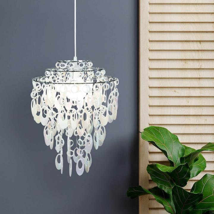 Actual product image Näve Lampshade 320 mm Fancy mother-of-pearl without socket + suspension