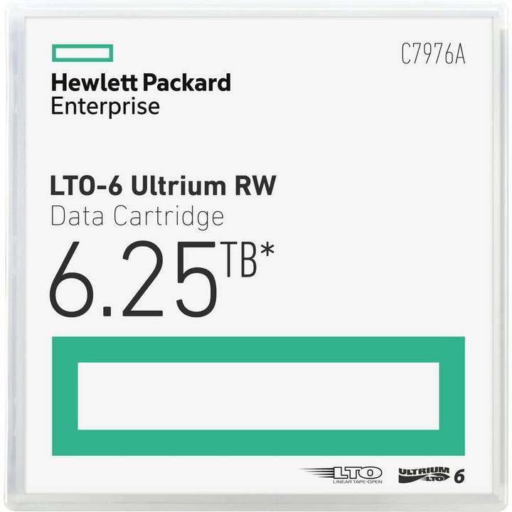Actual product image HPE C7976a (LTO-6 Ultrium, 2500 GB)