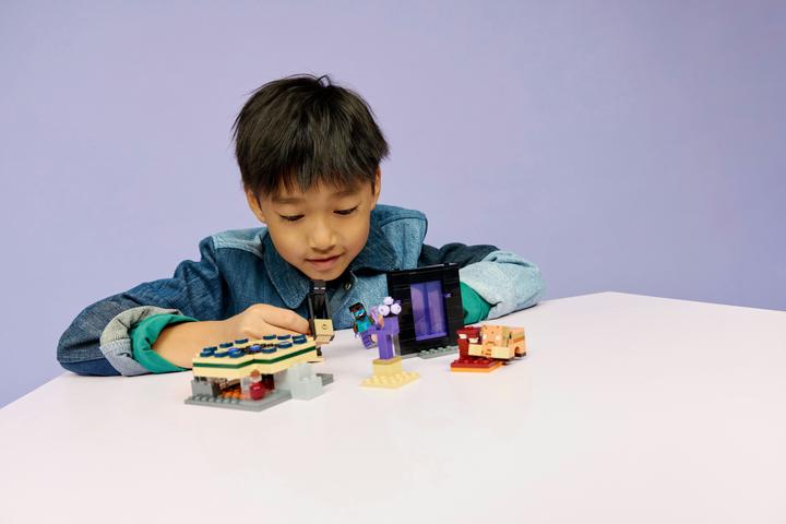 Immagine prodotto LEGO 21584 Reise durch Nether und Endportal (21584, LEGO Minecraft)