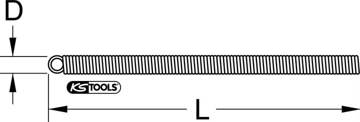 Produktbild KS Tools Kupferrohr-Innenbiegefeder