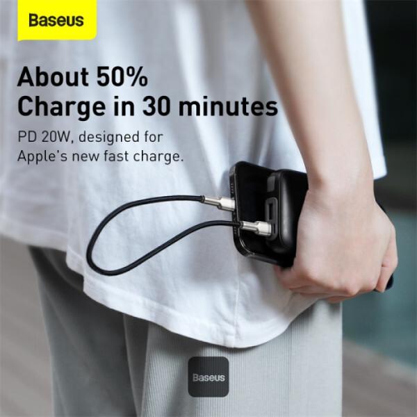 Produktbild Baseus USB C – Lightning (0.25 m, USB 2.0, 20 W)
