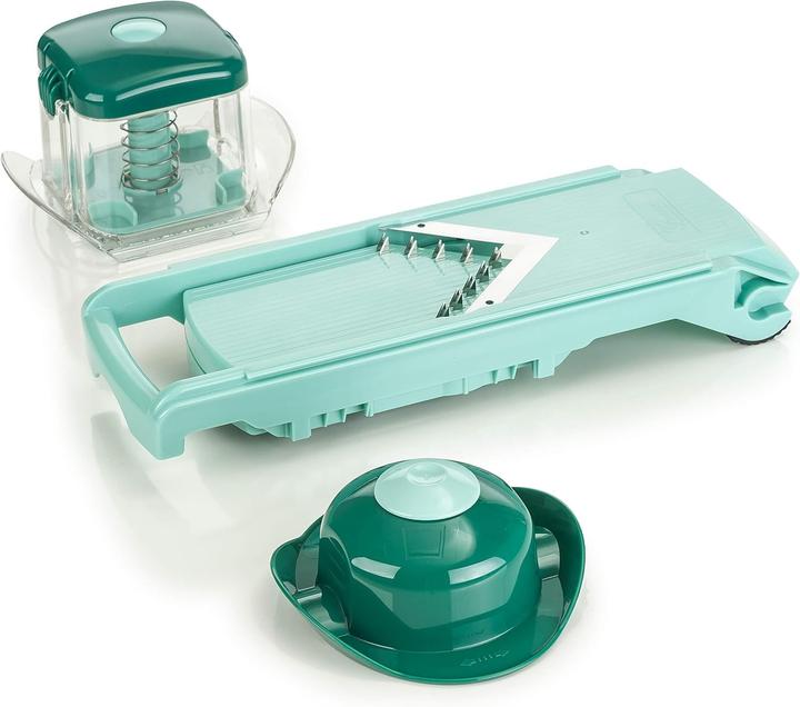 Produktbild Genius Nicer Dicer Fusion, 34-delig, schneiden, raspeln, julienne, spiralförmig, hobeln