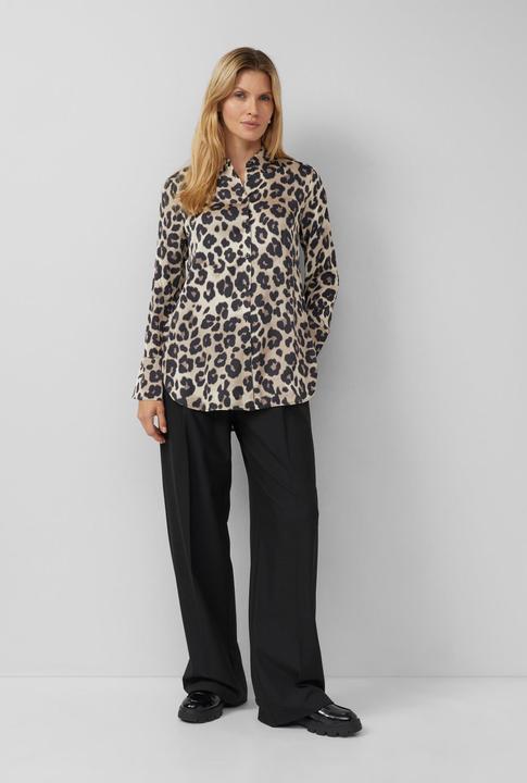 Produktbild s.Oliver Bluse Hemdbluse mit All-over-Print (36)