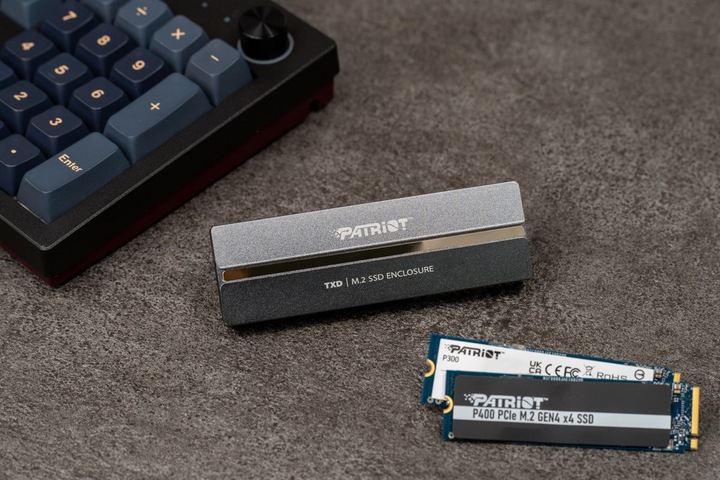 Image du produit Patriot TXD externí box USB 3.2 M.2 Gen2 NVMe SSD (M.2 2242, M.2 2230, M.2 2280, M.2 2260)