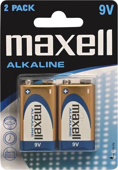 Actual product image Maxell 6LR61 9 Volt (2 pcs., 9V Block)