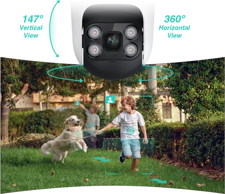Image du produit Botslab Extérieur Pan / Tilt, Multi-scènes AI reconnaissance, 360° Smart Tracking, Large Aperture Lens, C