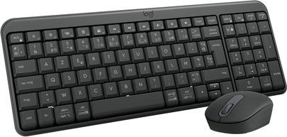 Productafbeelding Logitech MK250 Wireless Keyboard and Mouse Graphite (FR) (FR, Draadloze)