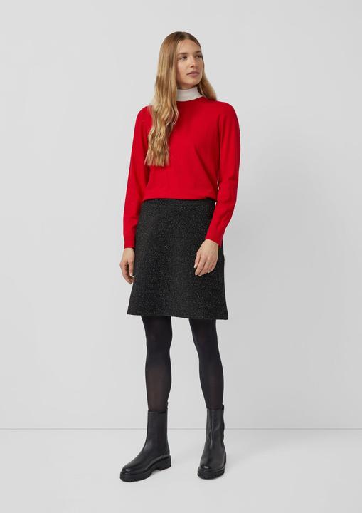 Produktbild s.Oliver Rock Kurzer Strickrock mit Glitzergarn (48)