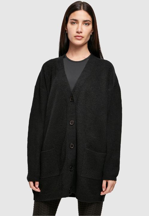 Actual product image Urban Classics Ladies Chunky Fluffy Knit Cardigan - 16770 (4XL)