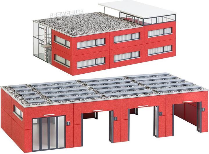 Image du produit Faller 130160 H0 Caserne de pompiers moderne