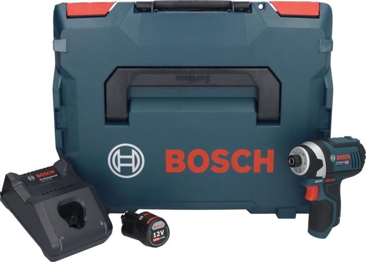 Actual product image Bosch Professional Bosch GDR 12V-105 Cordless Impact Driver + 1x Battery GBA 12 V 3.0 Ah + 1x Charger GAL 1230 + Carry (Rechargeable battery operated)