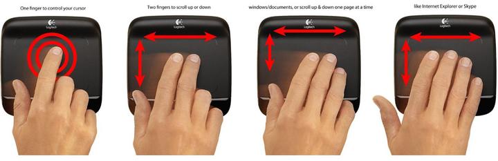 Produktbild Logitech Wireless Touchpad (Kabellos)