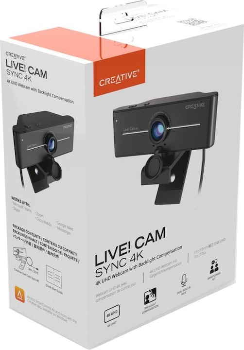 Produktbild Creative live! cam sync 4k (8.30 Mpx)