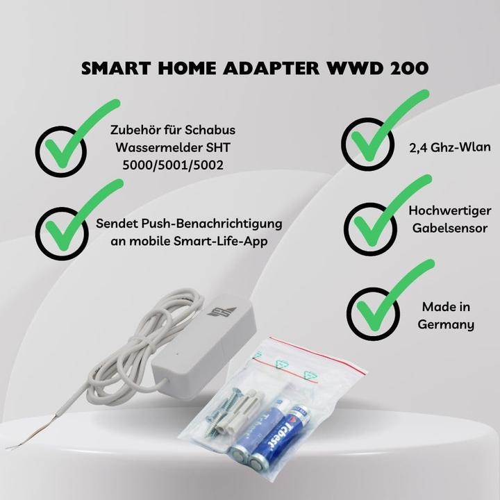 Produktbild Schabus 200200 Adapter mit App-Steuerung batteriebetrieben, netzbetrieben