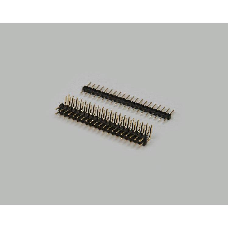 Thumbnail - BKL Electronic Stiftleiste (Standard) Anzahl Reihen: 1 Polzahl je Reihe: 20 1012, Elektronikkabel + Stecker, Schwarz