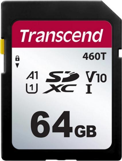 Productafbeelding Transcend 64 GB SD-kaart A1 U1/V10 3D TLC BiCS5 (64 GB, SDXC, U1, UHS-I)