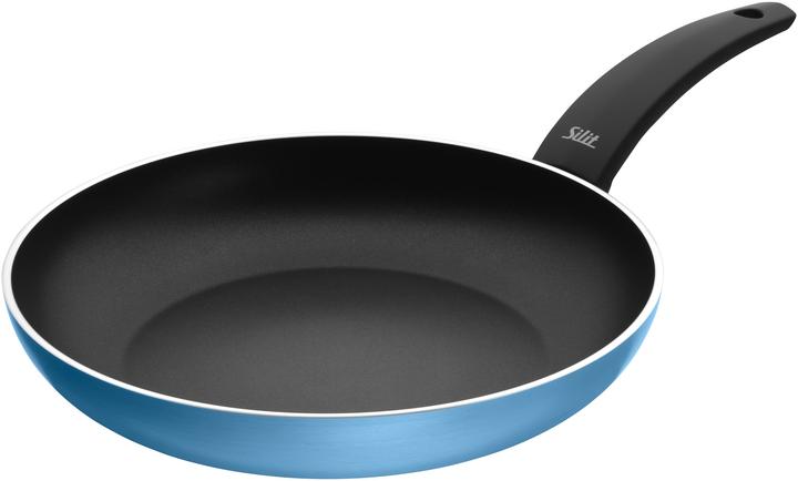 Actual product image Silit Antihaft Pfanne Bratpfanne 28cm Belluna Aluminium beschichtet blau (Frying pan, Aluminium, 28 x 8 cm)