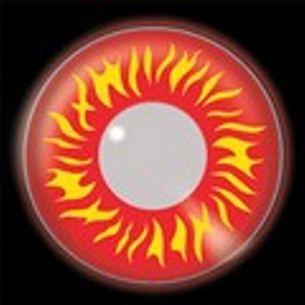 Immagine prodotto Zoelibat Lenti a contatto UV Wolf (Rosso, Giallo)