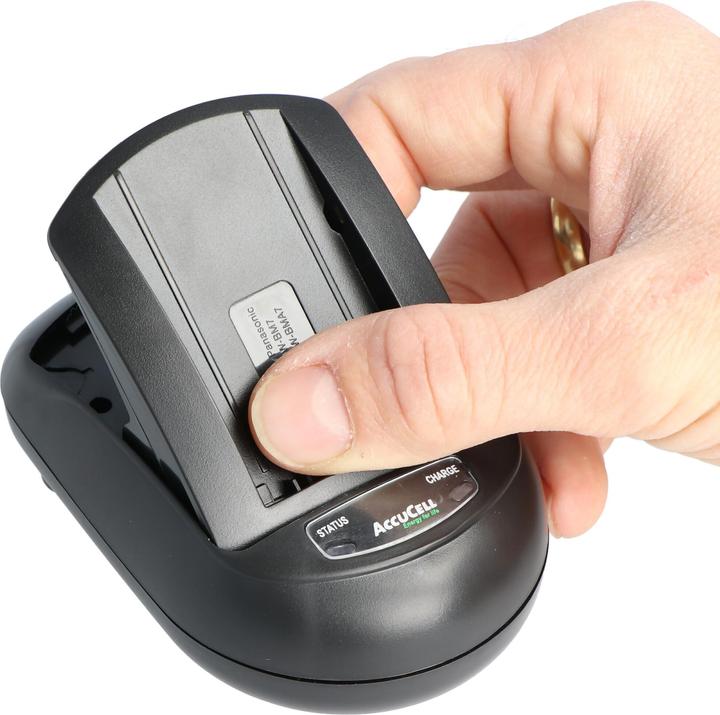 Produktbild AccuCell Ladegerät für den Camcorder TOSHIBA Camileo S20, PX1685 (Ladegerät)
