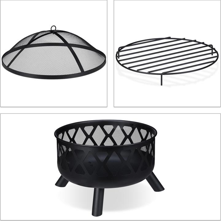 Actual product image Relaxdays Feuerschale (62 cm)