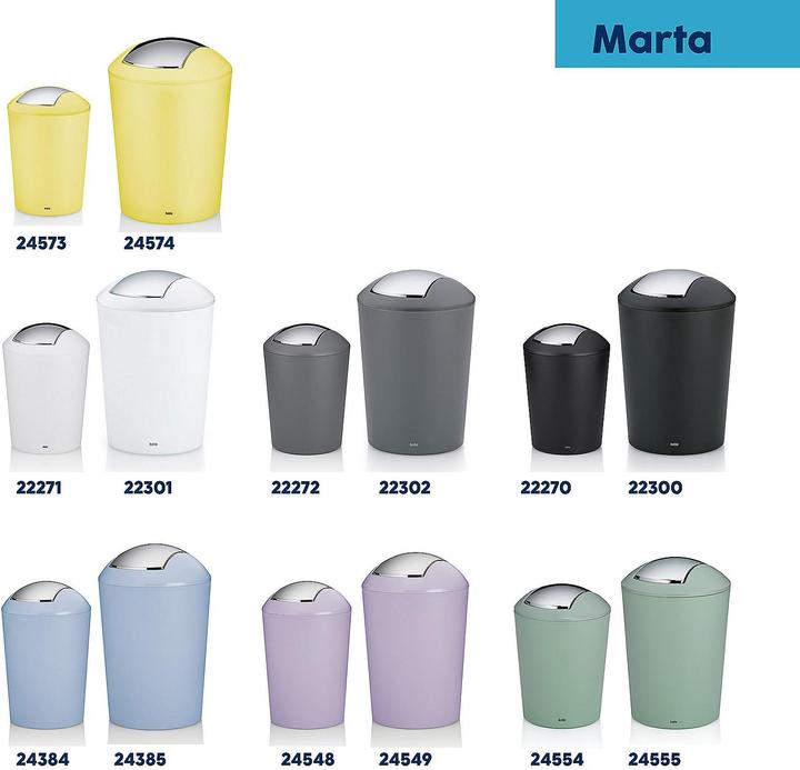 Produktbild Kela Schwingdeckeleimer Marta (1.70 l)