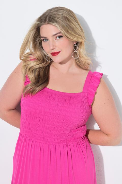 Image du produit Miamoda Robe midi smockée, modèle sans manches (48)