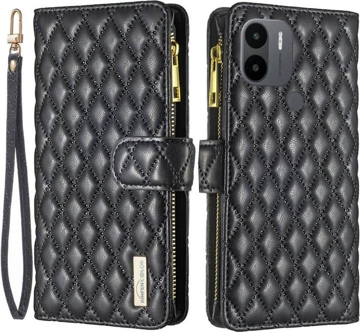 Actual product image Binfen Color Xiaomi Redmi A2 / A1 - BINFEN wallet case black (Xiaomi Redmi A1, Xiaomi Redmi A2)