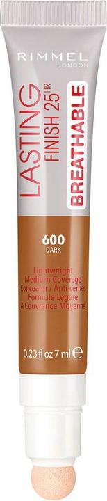 Rimmel London Rimmel Lasting Finish 25hr Breathable Concealer 600 Dark 7ml (600 dunkel)