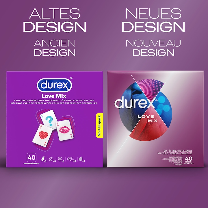 Actual product image Durex Love Mix (40 pcs.)