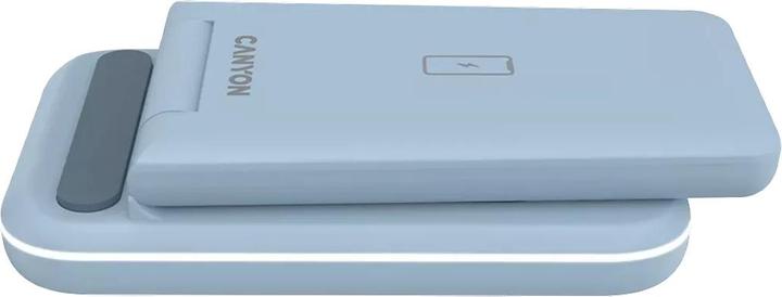 Image du produit Canyon WS-304, Chargeur sans fil pliable 3en1, avec bouton tactile pour l'éclairage de l'eau, Entrée (15 W)