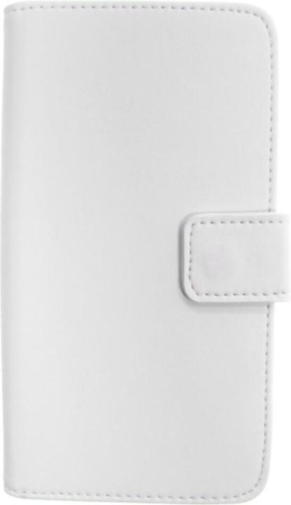 Actual product image OEM Slim Leather Book Case for HTC M7 - white 4250710508976 (HTC One)