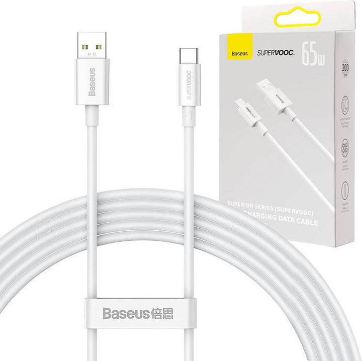 Actual product image Baseus USB A — USB C (2 m, USB 2.0, 65 W)