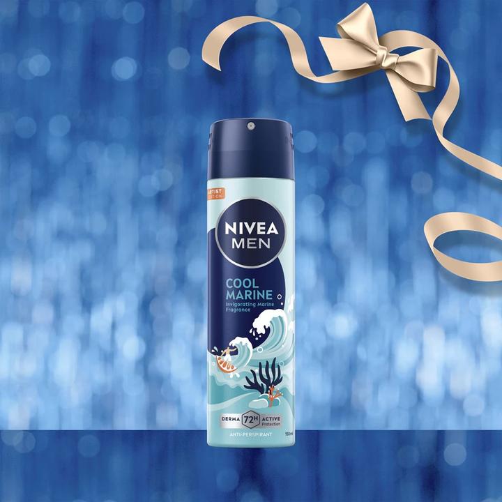 Actual product image NIVEA Box Cool Marine Geschenkset für Herren (Shaving set)