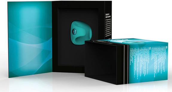 Actual product image KEY by Jopen Pyxis Finger Massager Blue