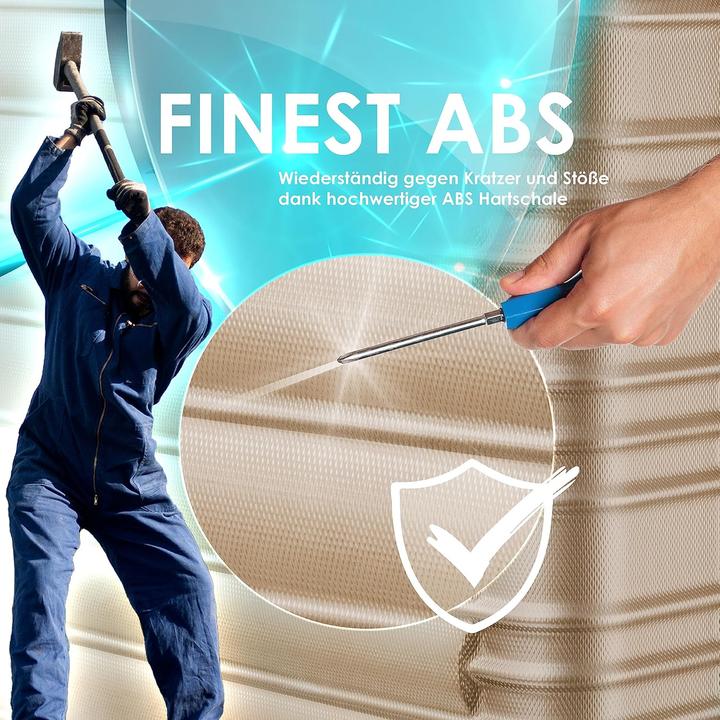 Image du produit Kesser Hartschalenkoffer mit Kofferwaage und Gepäckanhänger (84 l)