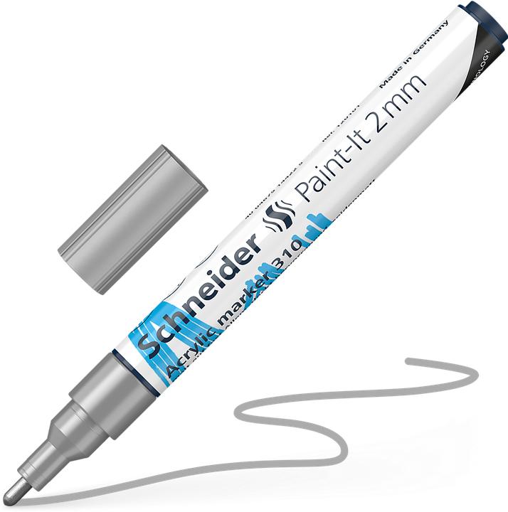 Image du produit Schneider Marqueur acrylique Paint-It 310 2mm argenté (1 x)