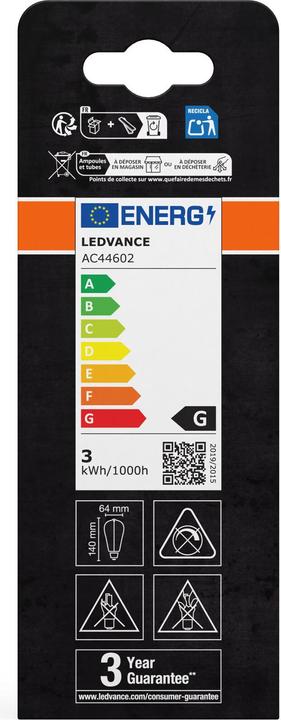 Produktbild Ledvance LED-Lampe (E27, 150 lm, 4 x)