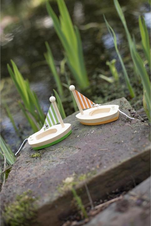 Actual product image Eichhorn Houten Zeilbootjes, 2st.