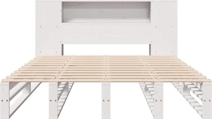 Image du produit vidaXL Bett mit Regal (140 x 190 cm)