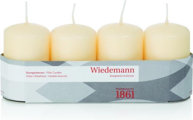 Wiedemann Kerzen Stumpen bisquit 4er Packung (1 Stk.)