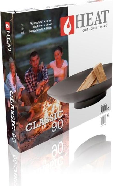 Produktbild Heat Outdoor Living HEAT Feuerschale Classic Ø 90cm Schwarz (90 cm)