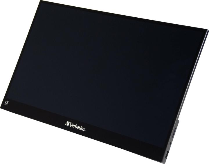 Actual product image Verbatim PMT-17-4K Portable Touchscreen Monitor 17.3" 4K Ultra HD Metal Housing (3840 x 2160 Pixels, 17.30")
