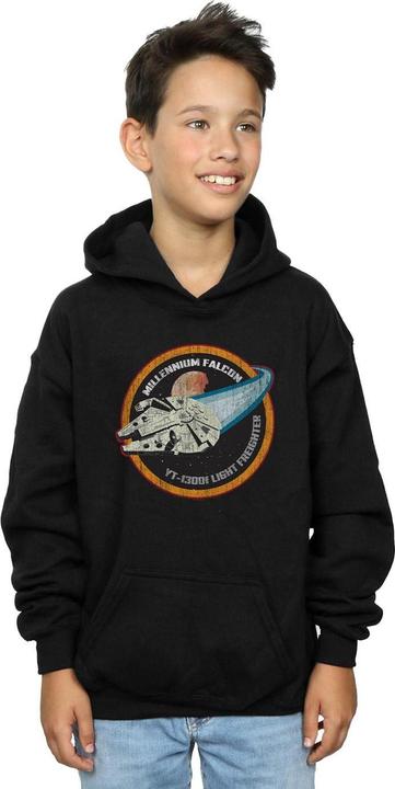 Produktbild Star Wars Millennium Falcon Badge Kapuzenpullover Jungen (140, 146)