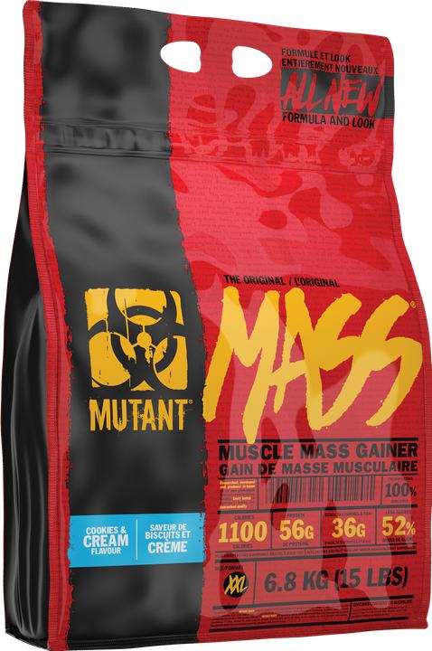 Produktbild Gladiatorfit Gainer Mutant Mass 6.8kg Mutant (Cookies and Cream, 1 x, 6800 g)