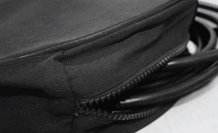 Produktbild Deltaco Electric car charging cable bag nylon, black