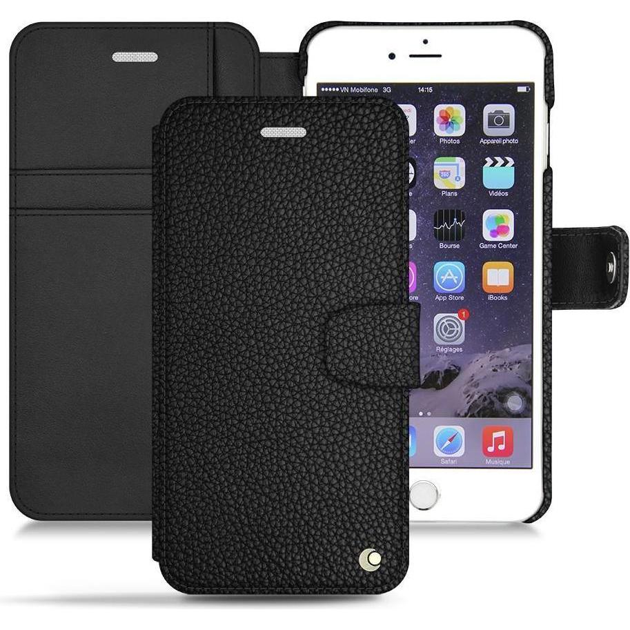 Noreve Lederschutzhülle Wallet (Apple iPhone 6s), Smartphone Hülle, Schwarz