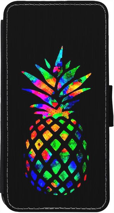 Actual product image PhoneLook Coque Wallet noir Pineapple Multi-colors (Apple iPhone 12 Pro Max)